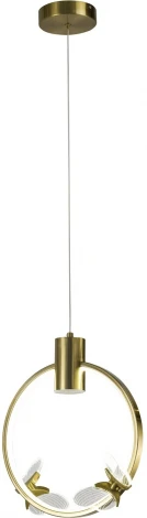 Подвесной светильник светодиодный AM Group MARIPOSA SP2 POLISHED GOLD (220V, на проводе, бабочки)