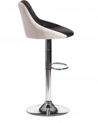 Стул барный MESSY (mod. KY704C) / 1 шт. в упаковке (Металл,Экокожа /Черный,Белый,Хром)