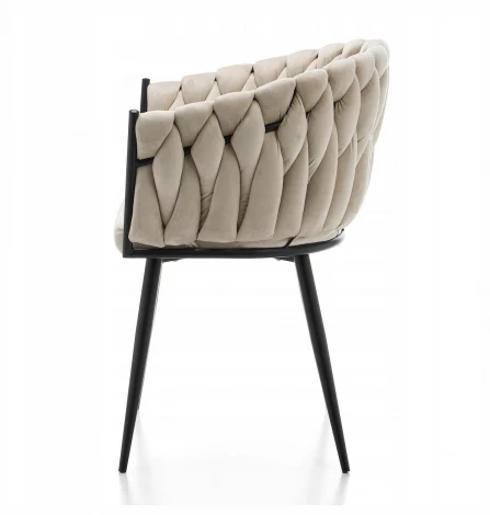 Набор из 2 стульев Refuge Cadence Hesby Металл, Черный HSBI_DC146_beige_2