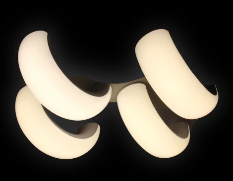 Потолочная люстра Ambrella Orbital Cloud FC11/4 WH 80W D620*500