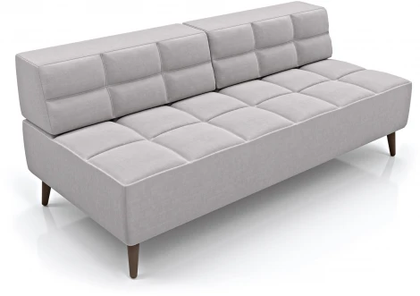 Диван Arsko Нельсон серый велюр