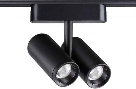 Трековый светильник Novotech Smal 359274 SHINO черный для низковольтного шинопровода IP20 LED 16W 48V 1360Лм 3000К (круглые)