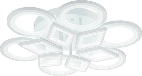 Потолочная люстра Escada Mosaic 10248/12 LED*160W White (ночной режим, 220V, пульт управления)