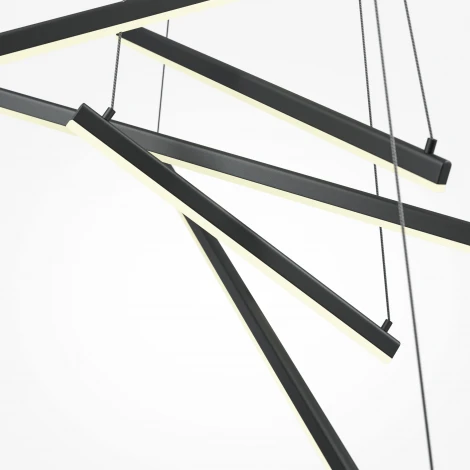 Подвесной светильник Maytoni Line MOD016PL-L96BK (LED, 220V, на тросе)