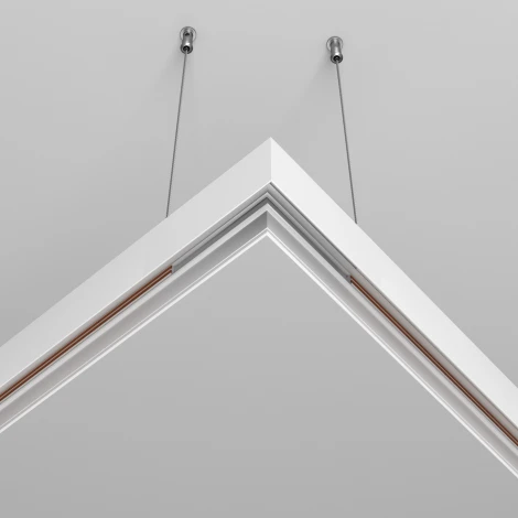 Коннектор угловой Maytoni Accessories for tracks Exility TRA034HCL-41W накладной белый