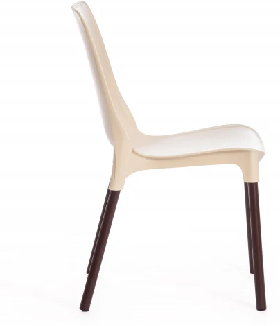 Стул GENIUS (mod 75) / 2 шт. в упаковке Tetchair (Металл,Пластик/Бежевый) арт.24497