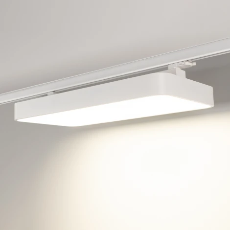 Трековый светильник светодиодный LGD-AFINA-4TR-S600x300-50W Day4000 (WH, 110 deg, 230V) (Arlight, IP20 Металл, 5 лет) 035488