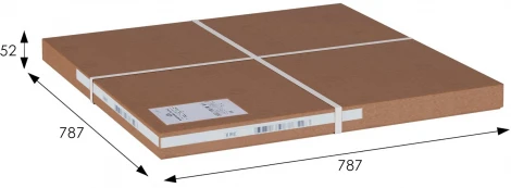 Стол журнальный Бруклин графит/дуб светлый от фабрики Mebelik