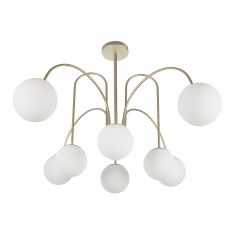 Потолочная люстра на штанге MyFar Cassia MR2351-8C (220V, шарики)