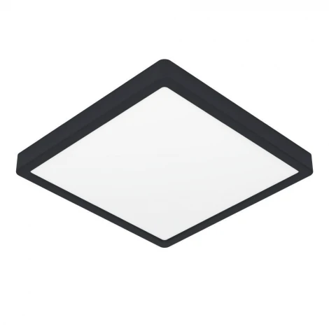 Настенно-потолочный светильник с регулировкой цветовой температуры Eglo Fueva 6 901331 13W(LED) 2700K, 4000K, 6500K пластик, черный, белый