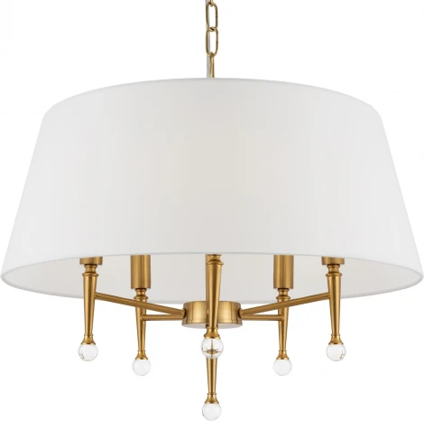 Подвесная люстра Freya Rosemary FR5190PL-05BS3 (220V, на цепи)