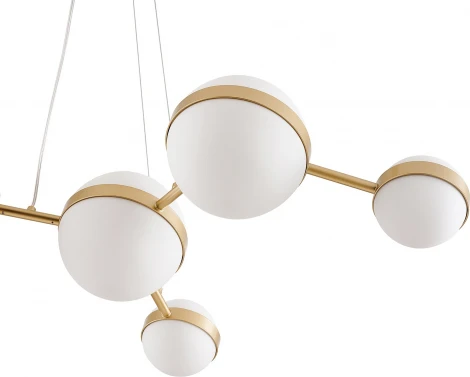 Подвесной светильник Favourite Asterismo 4448-8P (LED, 220V, на тросе, шарики, молекулы)