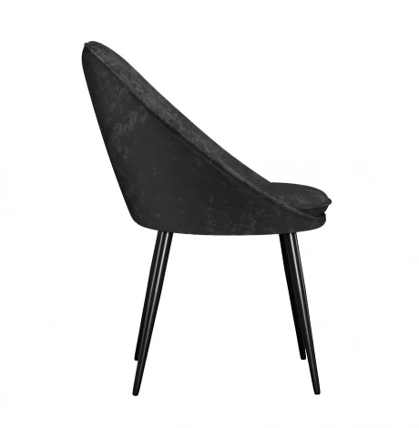 Стул DikLine 234 поворотный, M18 черный, ножки черные арт.00-00076173