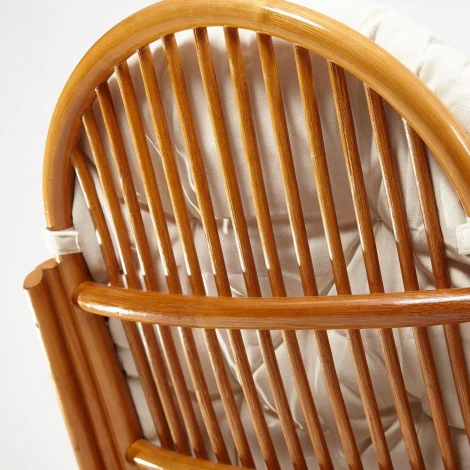 Кресло-качалка VIENNA (разборная) / без подушки ротанг top quality, 58x133x102 см, Cognac (коньяк) Tetchair 12997