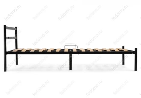 Двуспальная кровать Woodville Фади 160х200 черная 491588