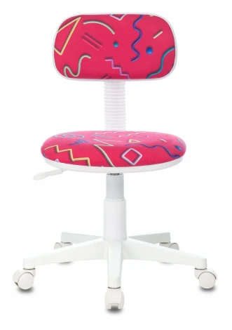 Кресло детское Бюрократ CH-W201NX малиновый Sticks 05 крестовина пластик пластик белый