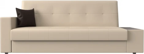 Диван-книжка Лига-020 стол справа (Бежевый,Коричневый/Экокожа) Лига Диванов арт.118537