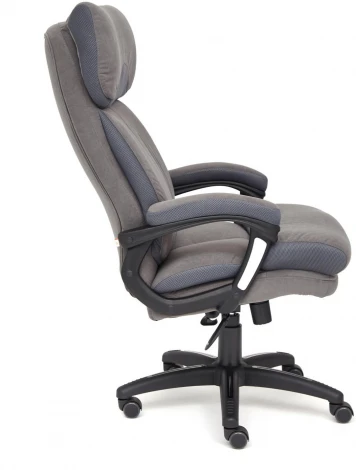 Кресло DUKE (Флок,Ткань /Серый)