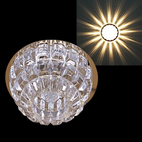 Встраиваемый точечный светильник Reluce 11162-9.0-001G G9 GD (220V, круглые)