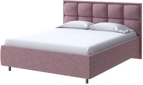 PROxSON Кровать Chessy без основания (Ткань: Велюр Gratta 6 Ягодный мусс) 160x200