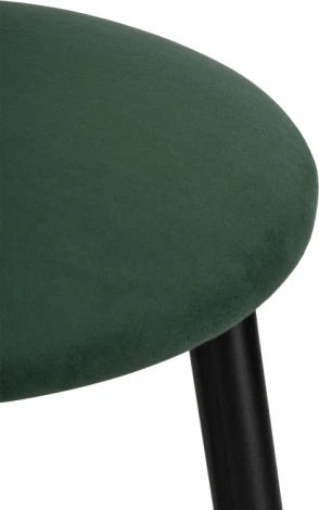 Барный стул Woodville Гангток крутящийся изумруд / черный матовый