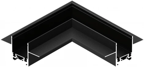 Угол-соединитель "потолок-потолок" для встраиваемого шинопровода ST Luce Skyflat ST069.409.10 Черный