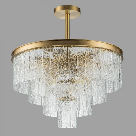 Потолочная люстра каскадная на штанге Belfast Harland 6308-6 BR CL (220V)