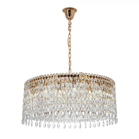 Подвесная люстра хрустальная Modelux MODELUX ML.7074.18 GD