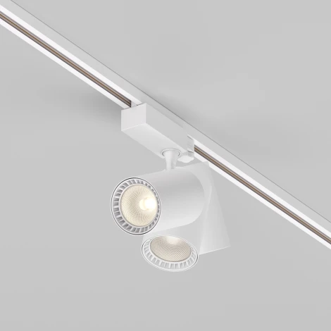 Трековый светильник Vuoro Trinity 3000K 20Вт 24° LED (трехфазный) Maytoni Technical TR029-3-20W3K-S-W (220V, круглые)