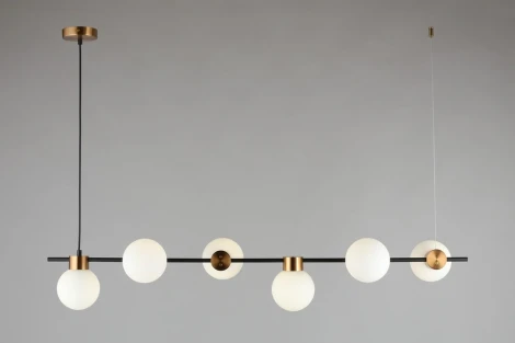 Подвесной светильник Omnilux Nembro OML-59503-06 (220V, на тросе, шарики)