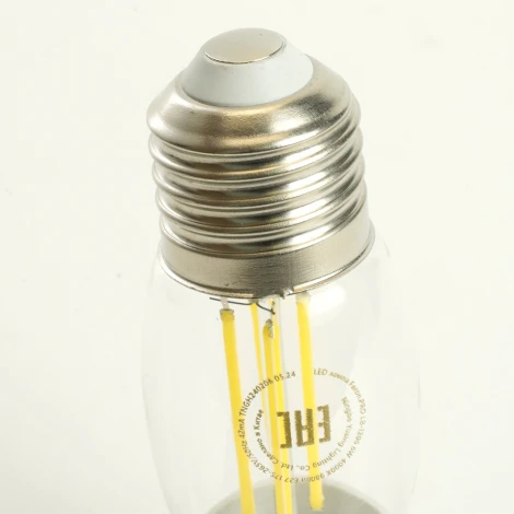 Лампа светодиодная филамент C35 свеча 8W 175-265V E27 6400К Feron LB-1208 51243
