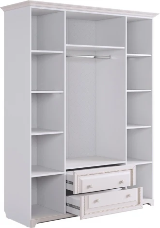 Белла Шкаф 4-створчатый Mebelson (ЛДСП,МДФ,ПВХ/Белый) арт.SMB-18.1651