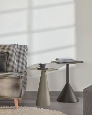 Журнальный стол La Forma (ex Julia Grup) Yinan (Черный/ Железо,Металл)