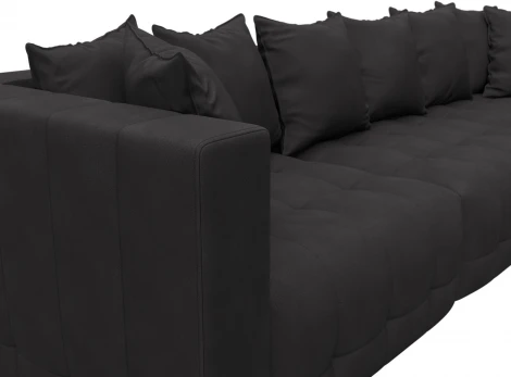 Диван прямой Лига-052 НПБ Лонг Лига Диванов (Замша) арт.128793