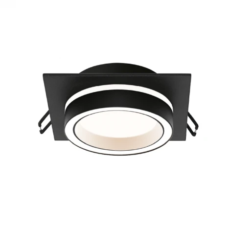 Встраиваемый светильник под лампу GX53 черный Wolta Luce WDL-GX53/06BL-S