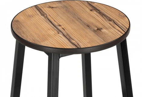 Полубарный стул Канпиан (Канпиан пихта югра / черный матовый) Woodville арт.587878