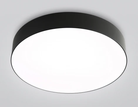 Потолочный светодиодный светильник с пультом управления Ambrella Orbital FZ1365 BK черный IP20 60W 3000-6500K