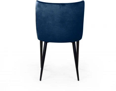 Стул JAZZ ромб, бархат синий 29/черный конус Top Concept 77458