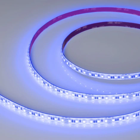 Светодиодная лента герметичная RTW-SE-A120-8mm 24V RGB (12 W/m, IP65, 2835, 5m) (Arlight, 5 лет) 042906