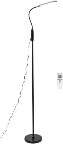 Торшер изогнутый на гибкой ножке Artstyle TL-515B (регулировка яркости, LED, 220V, пульт управления, сенсорный выключатель)