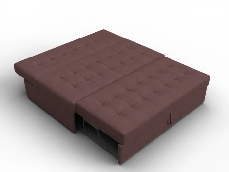 Диван прямой Лига-107 (140) (ЛДСП,Брус,Фанера,Замша/Бордовый) Лига Диванов 134928