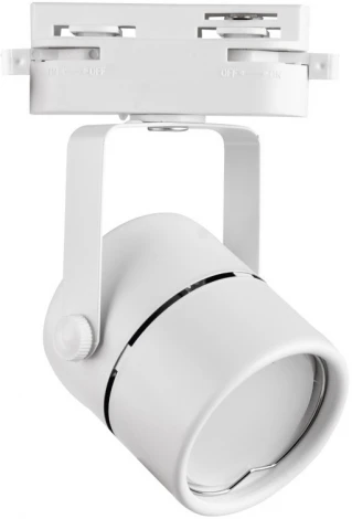 Трековый светильник Volpe UBL-Q321 GU10 WHITE (220V, круглые, IP40)