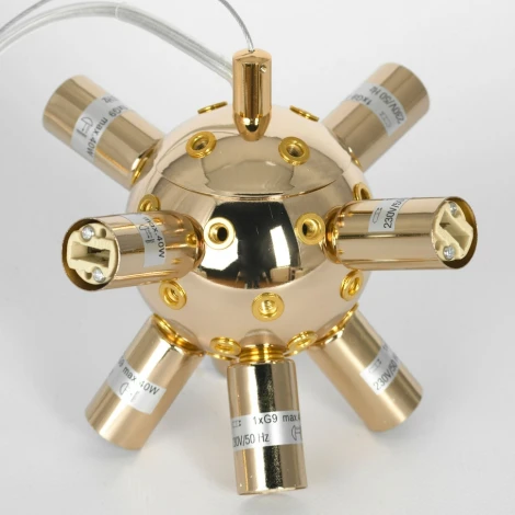 Подвесная люстра Loft Davie LSP-8777 (220V, на тросе, шар, ветки, IP21)