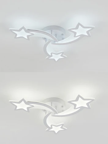 Потолочная люстра светодиодная с пультом звезды Natali Kovaltseva Star Ii LED LAMPS 85010