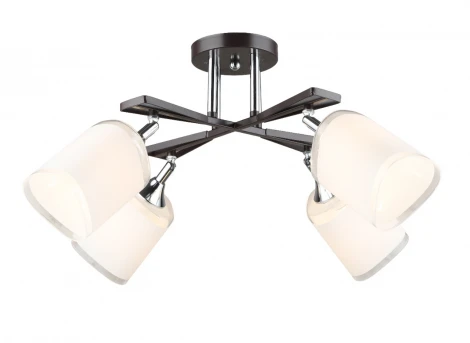 Потолочная люстра на штанге Мелодия Света SL1N SL9079-4 CF+CR 000066030