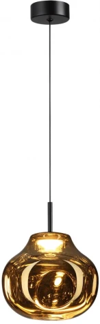 Подвесной светильник Odeon Light Vaso 5097/4LA черный/золотой/металл/стекло LED 4W 4000K (220V, на проводе)