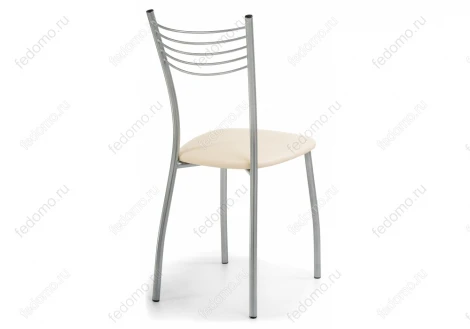 Стул Woodville на металлокаркасе Goki ваниль крап / светлый мусс 453991