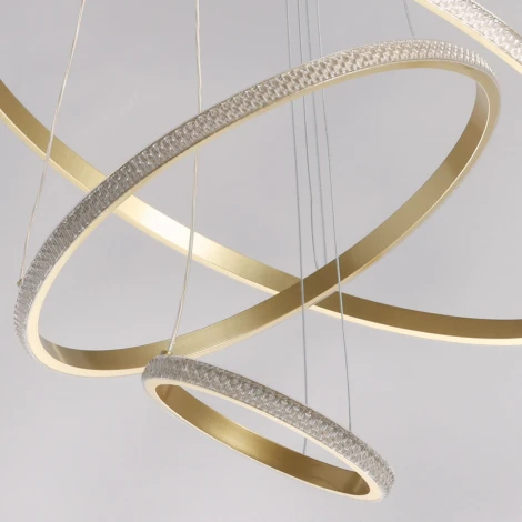 Подвесной светильник с пультом светодиодный De City Оскар 510012603 (кольцо)