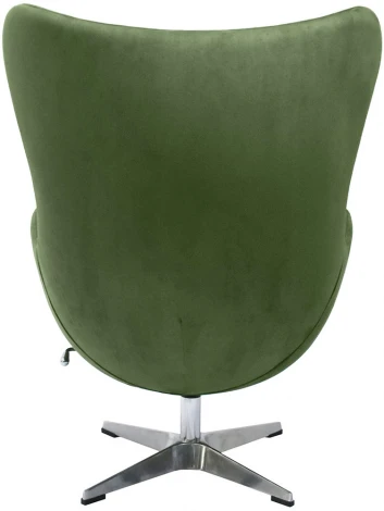 Кресло EGG CHAIR зеленый, искусственная замша Bradex Home FR 0644