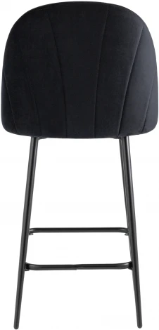 Стул полубарный Stool Group Логан велюр черный УТ000035466
